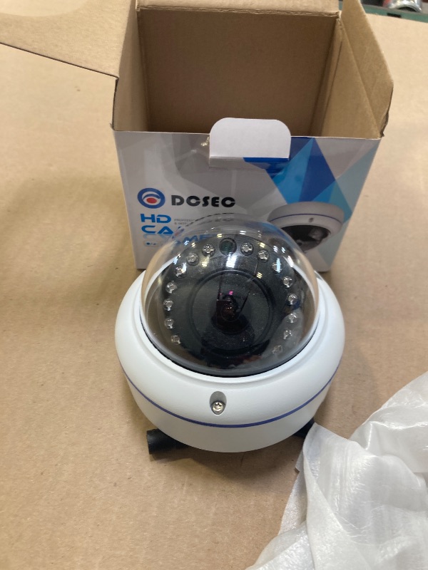 Photo 1 of 5MP 4MP 180 Degree Wide Angle Dome Security Camera HD-TVI/CVI/AHD/960H Analog 4 in 1 Super Hybrid HD CCTV Surveillance 1.7mm Fisheye Lens Outdoor/Indoor IR Day&Night Vision Home Cam