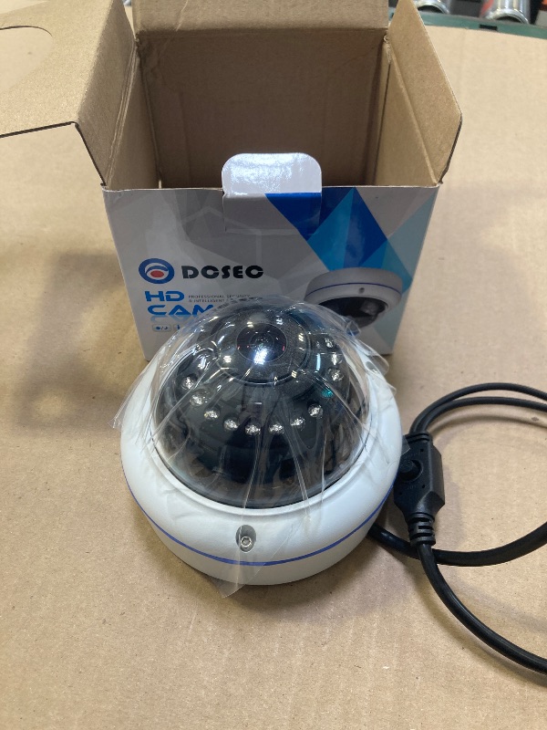 Photo 1 of 5MP 4MP 180 Degree Wide Angle Dome Security Camera HD-TVI/CVI/AHD/960H Analog 4 in 1 Super Hybrid HD CCTV Surveillance 1.7mm Fisheye Lens Outdoor/Indoor IR Day&Night Vision Home Cam