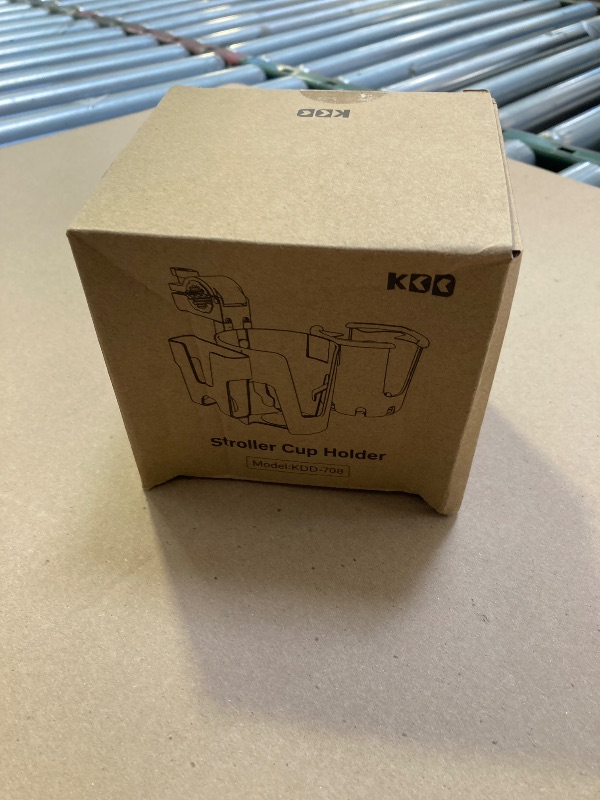Photo 1 of KDD Stroller Cup Holder with Phone Holder, 3-in-1 Removable Bottle Holder, 360 Degrees Rotation Drink Holder for Wheelchair, Stroller, Bike, Walker, Scooter, Bicycle, Uppababy, Nuna, Bugaboo, Doona