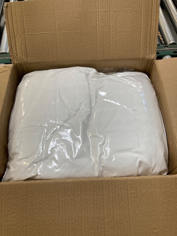 Photo 1 of HYVIF Luxury Hotel Style Bed Down Pillow Queen Size - 650+Fill Power Soft and Cozy - 100% Cotton Shell 500 Thread Count White Pillows for Side, Stomach Sleepers -Pack of 1 (20 x 28”)