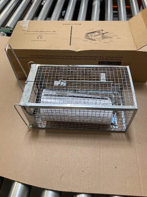 Photo 1 of Gingbau Live Chipmunk Trap Humane Mouse Rat Cage Trap for Indoors and Outdoors