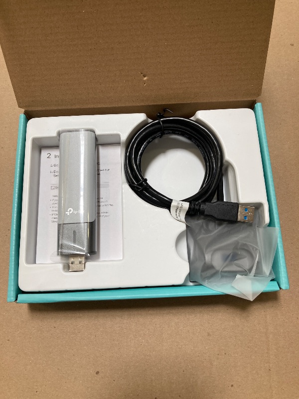 Photo 1 of TP-Link AX1800 WiFi 6 USB Adapter for Desktop PC (Archer TX21UH) Wireless Network Adapter with 2.4GHz, 5GHz, MU-MIMO, OFDMA, High Gain Dual Band 5dBi Antenna, WPA3, Supports Windows 11/10
