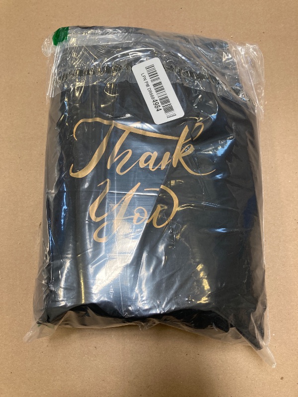 Photo 1 of 300 Pcs Thank You Merchandise Bags, 3 Size Shopping Bags for Business Small with Handles, Plastic Gift Bags Retail Bags, Bulk Merchandise Bags for Wedding Party Stores Packaging Wholesale Goodie Bags