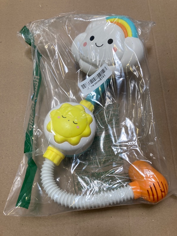 Photo 1 of OWNONE Bathtub Shower Sprayer - Baby Bath Toy, Ages 1-3, 6-12 Months - Includes Cloud Shower Head & 3 Suction Spinners