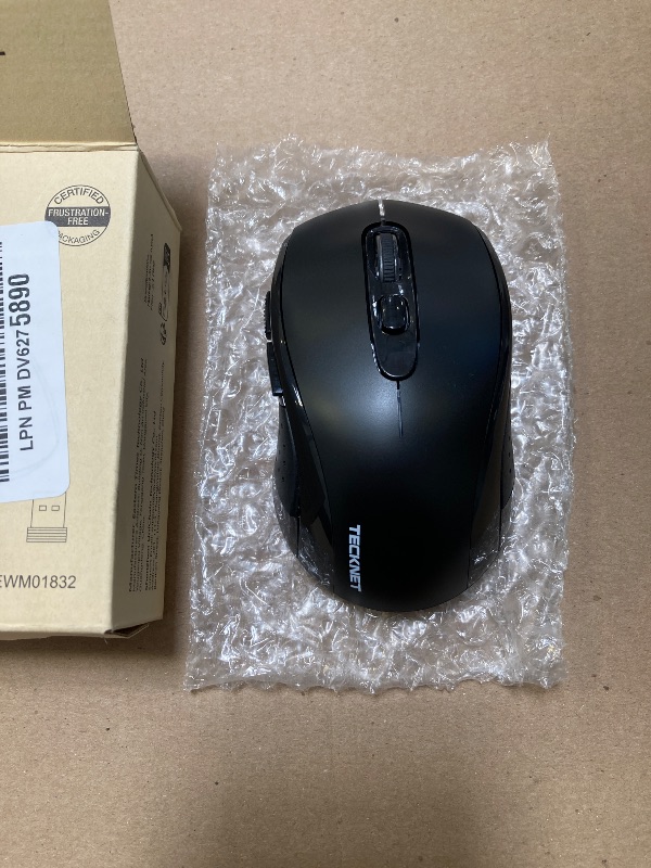 Photo 1 of TECKNET Wireless Bluetooth Mouse for MacBook, 2-in-1 Bluetooth Mice for Laptop (BT 5.0+2.4G USB)