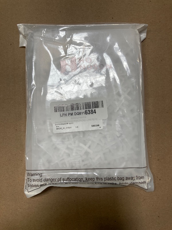 Photo 1 of Honoson 500 Pieces Wide Tile Spacers Tiles Leveler Spacers Replaceable Levelers Wall Floor Cross for Ceramic Tile and Stone Installation(1/8 Inch)