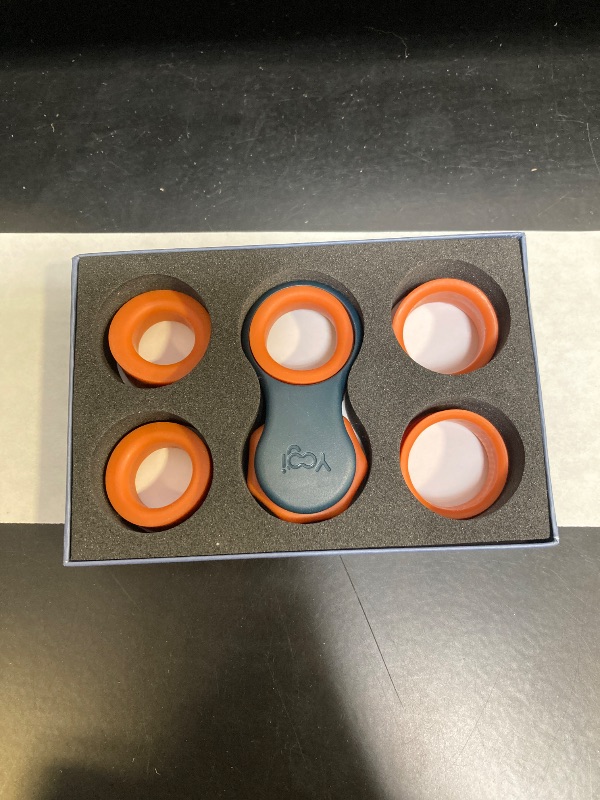 Photo 1 of Yogi Fidget Toy - Patented Fidget Spinner, Quiet Fidget Toys Adults and Kids Love. Best Stress Relief Sensory Tool for Anxiety, ADHD, and Autism. Includes Five Finger Fit Rings- Supernova