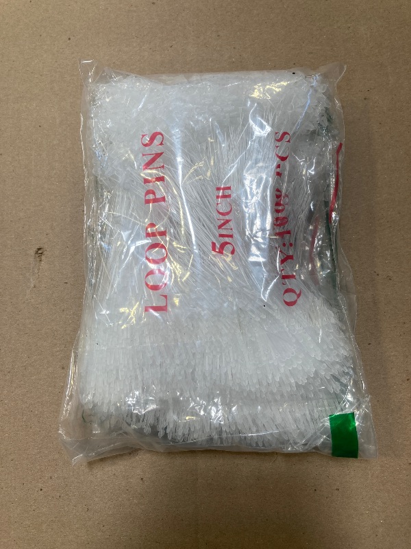 Photo 1 of Plastic Fastener for Hang Tags, 2000 pcs Snap Lock Pin Security Loop for Retail Store Clothing, Accessory Price Tag (5 inch)