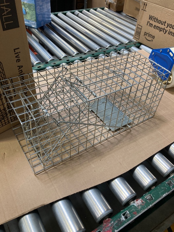Photo 1 of Anyhall Heavy Duty Squirrel Trap Humane Live Animal Cage Trap for Squirrels, Small Rabbits, Weasels and Similar-Size Rodents