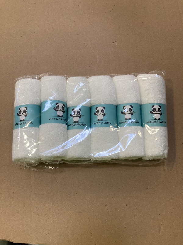 Photo 1 of Bamboo Baby Washcloths - 2 Layer Soft Absorbent Bamboo Towel - Newborn Bath Face Towel - Natural Baby Wipes for Delicate Skin - Baby Registry as Shower( 6 Pack)