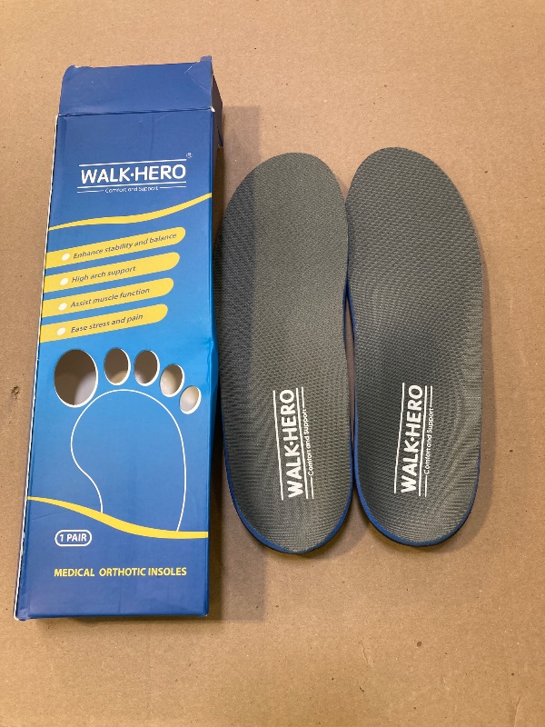 Photo 1 of Plantar Fasciitis Feet Insoles Arch Supports Orthotics Inserts Relieve Flat Feet, High Arch (Mens 4-4 1/2 | Womens 6-6 1/2)
