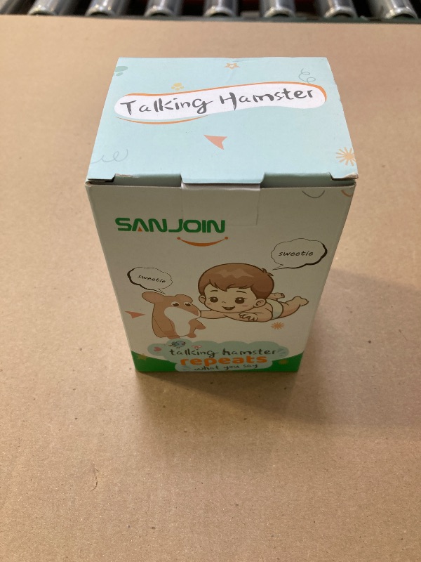 Photo 1 of SANJOIN Kids Toddler Toys for Ages 2-4, Talking Hamster Repeats What You Say, Interactive Plush Repeating Toy for 2 3 4 5 6 8 Year Old Boy Girl Birthday Gift (Brown)