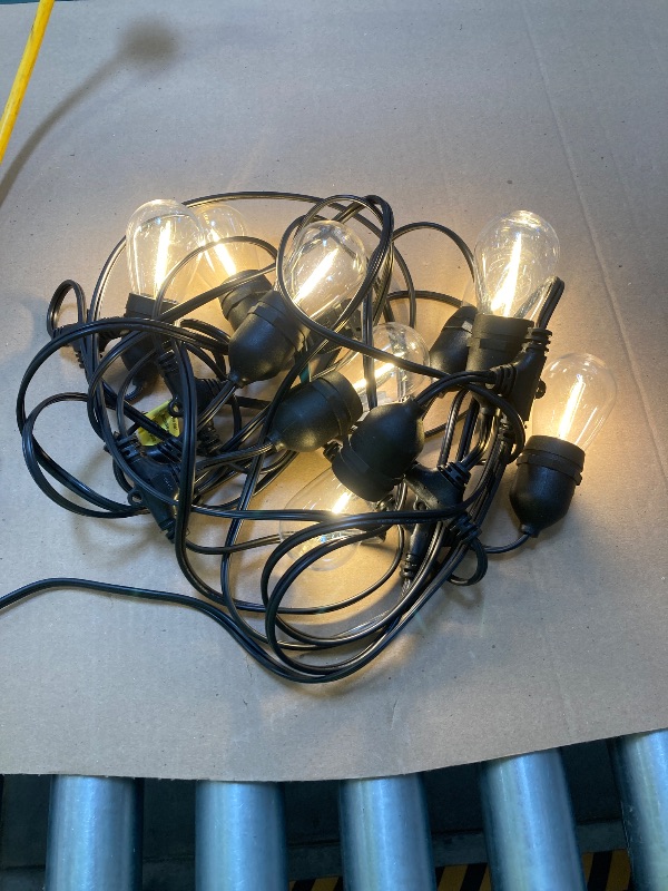 Photo 1 of addlon LED Outdoor String Lights 24FT with Edison Vintage Shatterproof Bulbs and Commercial Grade Weatherproof Strand - ETL Listed Heavy-Duty Decorative Cafe, Patio, Market Light