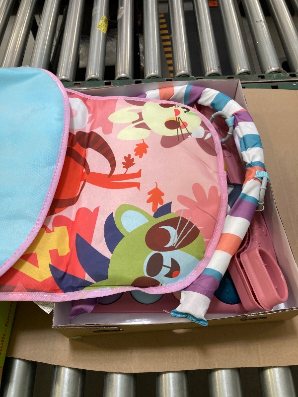 Photo 1 of dearlomum Baby Play Mat Baby Gym,Funny Play Piano Tummy Time Baby Activity Mat with 5 Infant Sensory Baby Toys, Music and Lights Boy & Girl Gifts for Newborn Baby 0 to 3 6 9 12 Months (Pink)