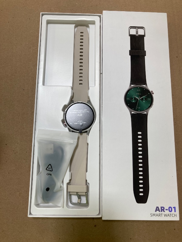 Photo 1 of Fitpolo Smart Watch for Men Women,1.3" AMOLED Touchscreen Fitness Tracker, Make/Answer Calls, Heart Rate SpO2 Monitor, IP68 Waterproof, Sleep & Activity Tracking Smartwatch for Android Phones iPhone