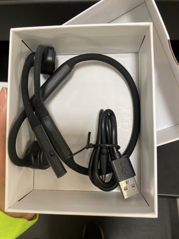 Photo 1 of Seflorgo Trucker Bluetooth Headset with DSP Noise Cancelling Microphone, Open Ear Headphones for Calling, Bluetooth 5.3 Wireless Headset with Mute Button for Computer Work, 16H Playtime