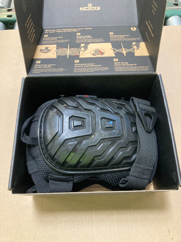 Photo 1 of NoCry Professional Gel Knee Pads for Work with Soft Foam and Gel Cushion — Heavy Duty Cap, Reinforced Adjustable Straps, Military-Grade Rivets and Built-in Hang Loops — Perfect for Construction