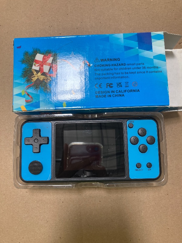 Photo 1 of Beico 32 Bit Kids Handheld Games Preloaded 139 Video Games,Portable Electronic Toys with 3.0" IPS Screen Rechargeable Battery,Gaming System Birthday Gifts for Boys Girls Ages 4-12 (Blue)