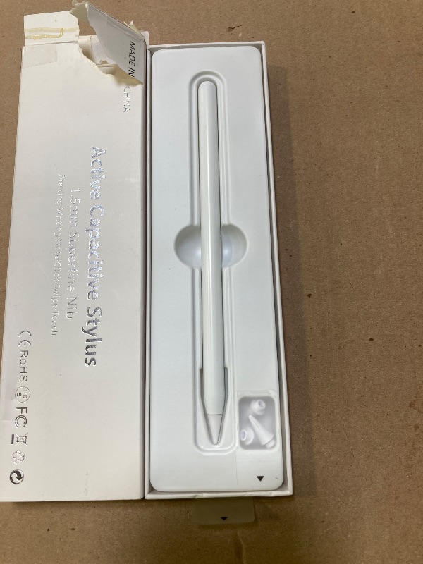 Photo 1 of Stylus Pen for iPad 10th 9th 8th 7th 6th Generation, iPad Pro 12.9 11 inch, iPad Air 5th 4th 3rd Gen iPad mini 6 5 for Apple Pencil 1st 2nd Gen Alternative, iPencil Lapiz Palm Rejection (White)