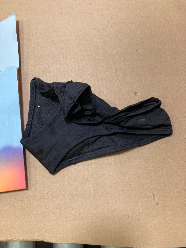 Photo 1 of saalt Teen Brief Period Underwear - Leakproof Menstrual Underwear for Teen Girls - Nylon-Spandex Blend - Full-Coverage Comfort - Machine Washable - Heavy Absorbency - 9-10 (S) Volcanic Black
