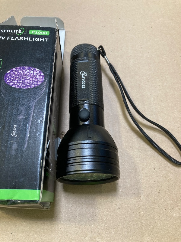 Photo 1 of ESCO LITE Escolite UV Flashlight Black Light, 51 LED 395 nM Ultraviolet Blacklight Detector for Dog Urine, Pet Stains and Bed Bug