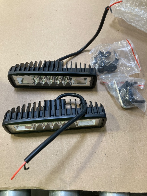 Photo 1 of nicerpro 6 Inch Led Pods Light Bar Slim 60W 10000Lm 12V/24V Driving Fog Light Waterproof Combo Flood Spot Lights for Trucks Off Road ATV UTV Golf Cart Trailer 2 Pack