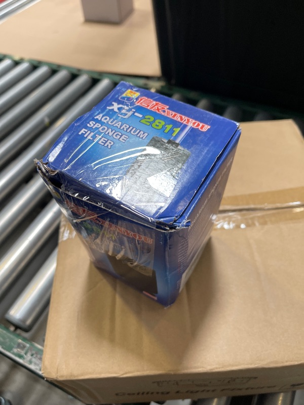 Photo 1 of ALEGI Aquarium Bio Sponge Filter Kit with Air Tubing, Suction Cups, Check Valves for 55 Gallon Breeding Fry Betta Shrimp Fish Tank