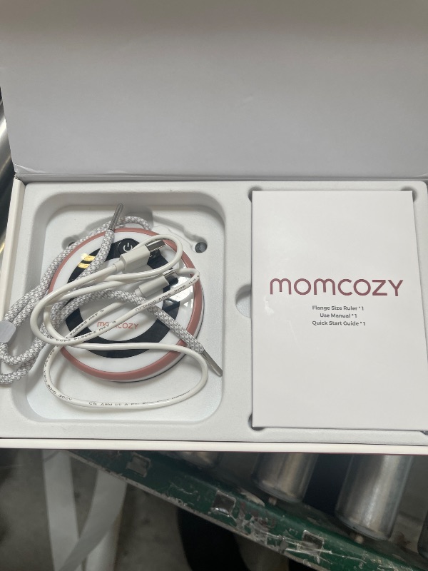 Photo 1 of Momcozy Breast Pump Hospital-Grade, Hands-Free & Portable Wearable Pump with 3 Modes|15 Levels, Equipped with Leak-Proof DoubleFit Flange, Deep Pink