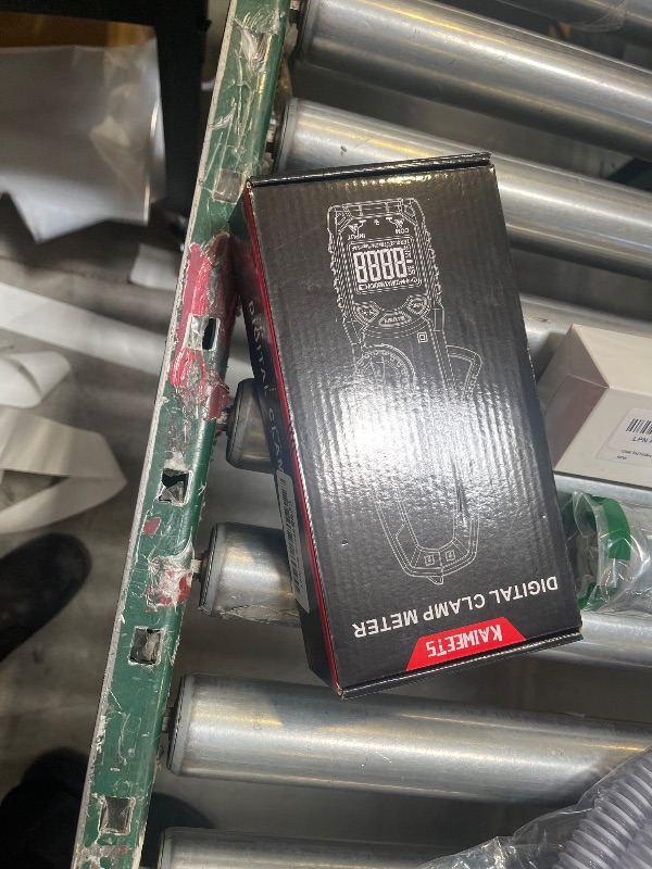 Photo 1 of KAIWEETS HT206D Digital Clamp Meter T-RMS 6000 Counts, Multimeter Voltage Tester Auto-ranging, Measures Current Voltage Temperature Capacitance Resistance Diodes Continuity Duty-Cycle (AC/DC Current)
