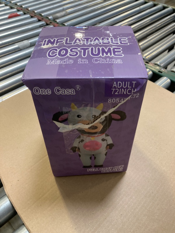 Photo 1 of One Casa Inflatable Costume Adult,Blow Up Party Costumes,Full Body Inflatable Cow Costume,Halloween Costumes for Men Women