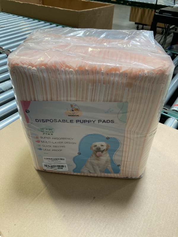 Photo 1 of Oomicat XXL Dog Pads Extra Large, 35 Count Puppy Pee Pads Jumbo, 36" × 36" Doggy Pads Pink?Disposable Training Pads, Super Absorbent & Leak-Proof & Quick Drying Potty Pads