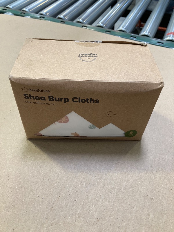 Photo 1 of Organic Burp Cloths Baby Boy, Girl - 6-Pack Large Cotton Burping Cloths for Babies, Spit Up Rags, Super Absorbent, Ultra Soft Newborn Cloth Rag, Gender Neutral, Machine Washable, Durable (Wilderness)
