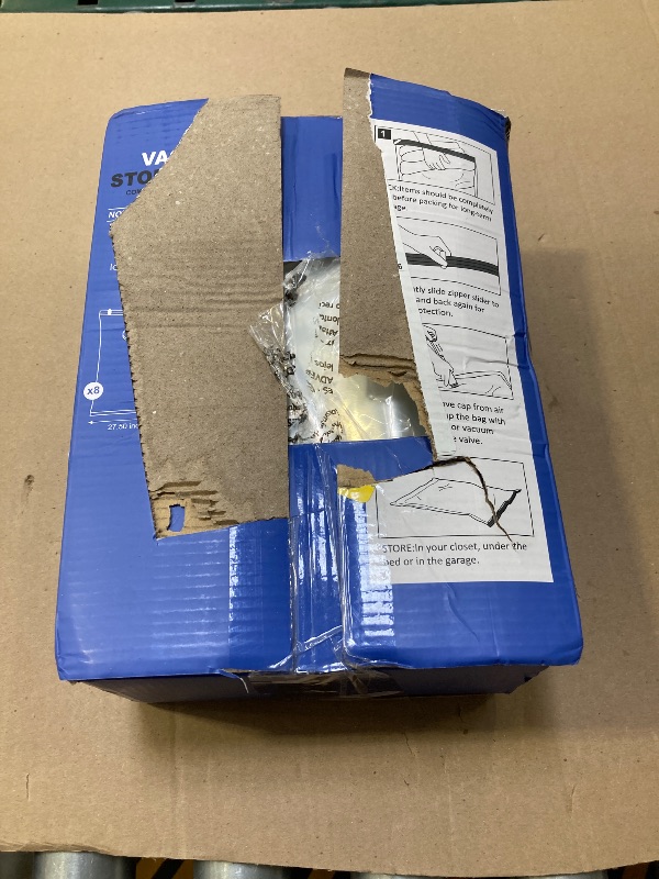 Photo 1 of 8 Jumbo Vacuum Storage Bags, Space Saver Bags Compression Storage Bags for Comforters and Blankets, Vacuum Sealer Bags for Clothes Storage, Hand Pump Included