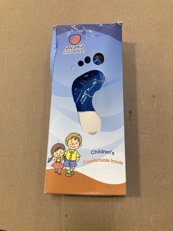 Photo 1 of Ailaka Kids Orthotic Cushioning Arch Support Shoe Insoles, Children Pu Foam Inserts for Flat feet, Plantar Fasciitis, Feet Heel Pain Relief Blue