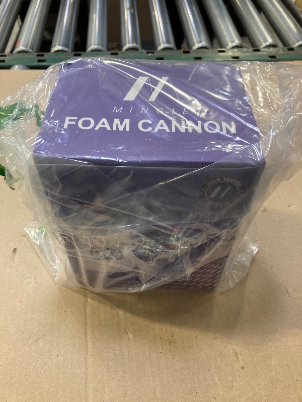 Photo 1 of M MINGLE Foam Cannon, Compatible with Portland Husky and Ryobi Pressure Washer, with 5 Nozzle Tips, 1/4 Inch Quick Connector