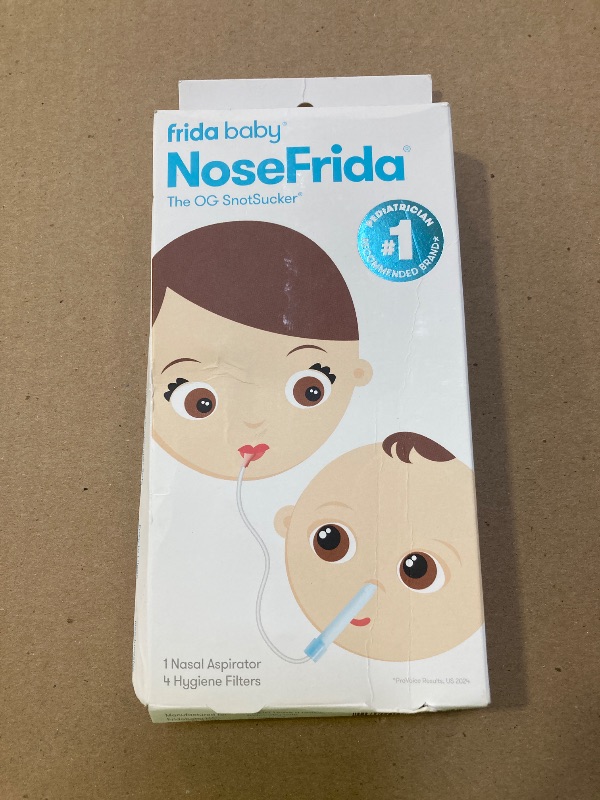 Photo 1 of Frida Baby NoseFrida SnotSucker for Baby, Nasal Aspirator for Baby, Nose Sucker Nasal Aspirator for Allergy Relief + Congestion Relief, FSA/HSA Eligible