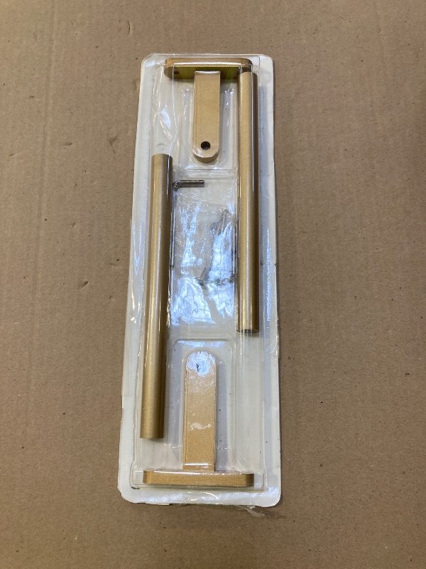 Photo 1 of Gold Towel Bar, KLJKPA Towel Bar for Bathroom Wall 16 Inch, Stainless Steel Heavy Duty Single Towel Rod Holder