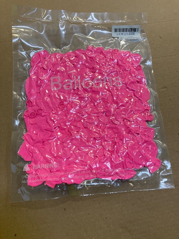 Photo 1 of Bezente Pink Balloons Latex Party Balloons - 150 Pack 5 inch Matte Pink Helium Balloons for Birthday Wedding Anniversary Baby Shower Gender Reveal Party Decorations