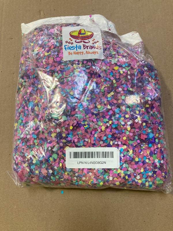 Photo 1 of Fiesta Confetti.Value Mexican Colorful Paper Confetti. Jumbo Bag .95lb/425gr.