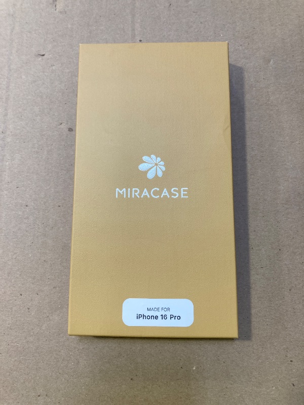 Photo 1 of Miracase Magnetic for iPhone 16 Pro Case Full-Body Phone with Built-in Glass Screen Protector, [Compatible with MagSafe] Military Drop Proof 16 Pro Cover Bumper 6.3 inch, Clear