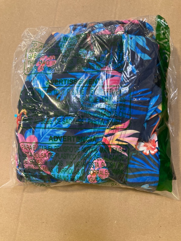Photo 1 of Daci Plus Size High Waisted Bikini - Women Two Piece Swimsuits Tummy Control Bathing Suits with Drawstring Ruched Bottom 2025 Blue and Flower XL