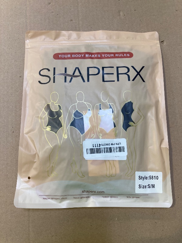 Photo 1 of SHAPERX High Waisted Body Shaper Shorts for Women Tummy Control Thigh Slimming Shapewear with Targeted Compression,SZ5810-Black-S/M