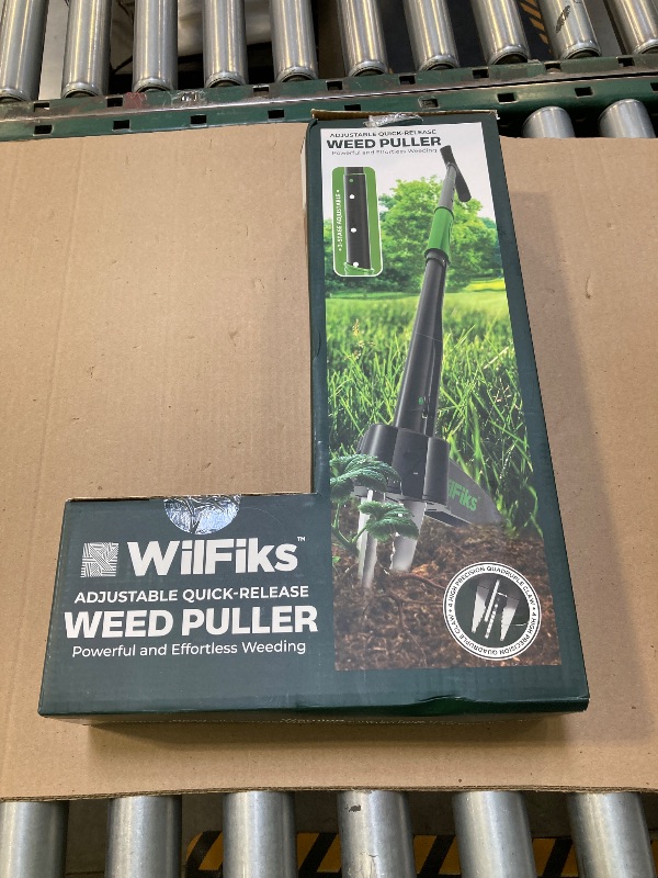 Photo 1 of Puller Tool with Long Adjustable Handle (36", 40", & 45"), Quick-Release Weed Ejector Mechanism, Lightweight Aluminum Stand-Up Heavy Duty Weed Remover, 4-Claw Head & Foot Pedal for Easy Weeding