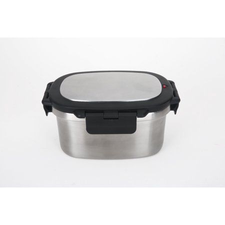 Photo 1 of Mainstays 33 Oz Rectangular Insulated Food Container Stainless Steel
