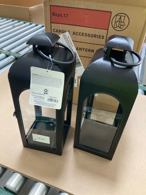Photo 1 of Better Homes & Gardens Metal Candle Holder Lantern Black Small
