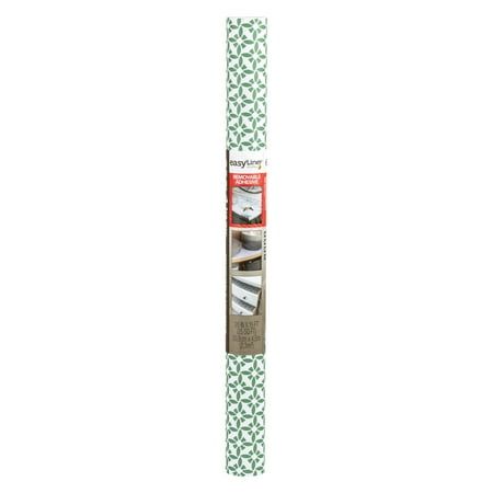 Photo 1 of EasyLiner Brand Contact Paper Adhesive Shelf Liner Fern Starburst 20 in. X 15 Ft. Roll
