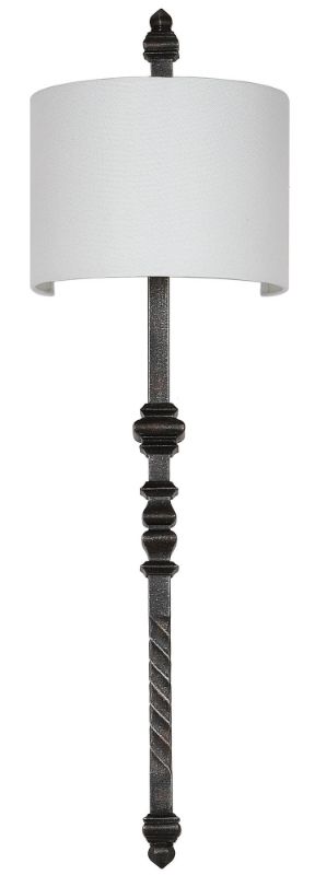 Photo 1 of Safavieh Covington 40"H Wall Sconce - Black
