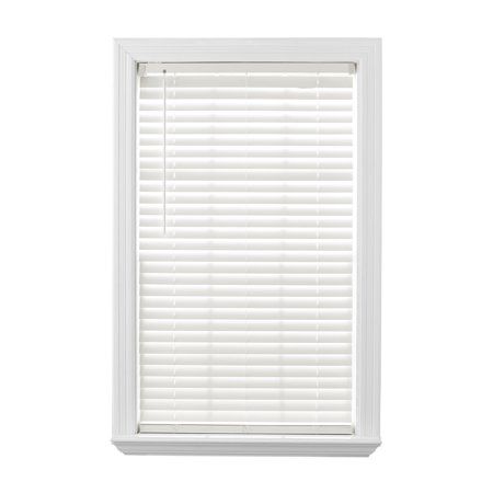 Photo 1 of Better Homes & Gardens 2 Cordless Faux Wood Horizontal Blinds Antique White 29x64