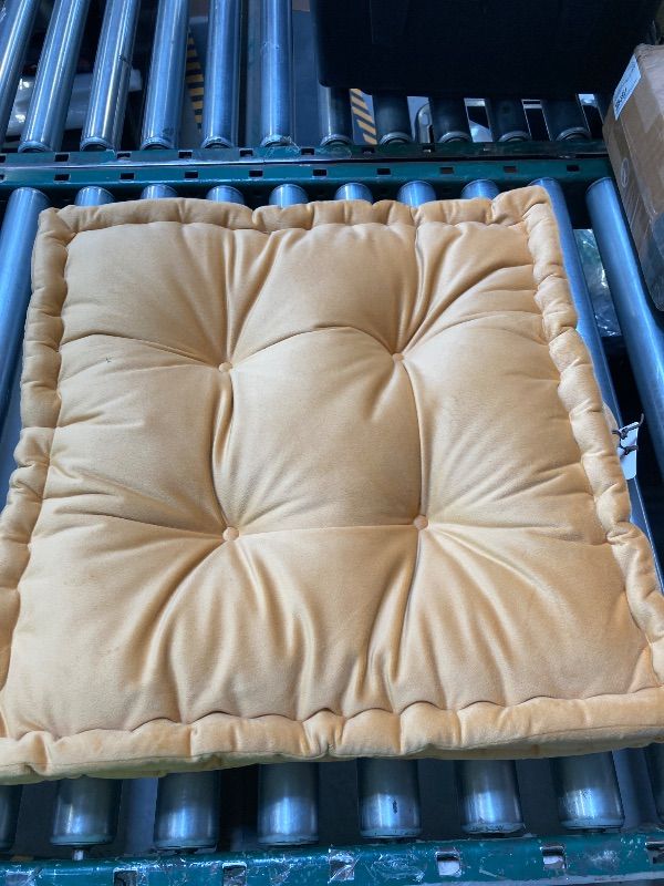 Photo 1 of Style House Tufted Floor Cushion, Gold
