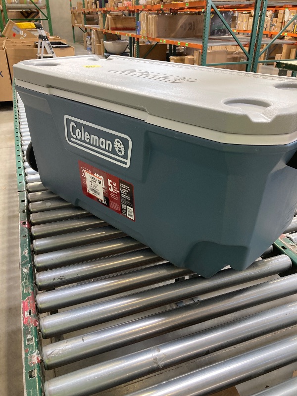 Photo 1 of Coleman 316 Series 100QT Hard Chest Wheeled Cooler Lakeside Blue

